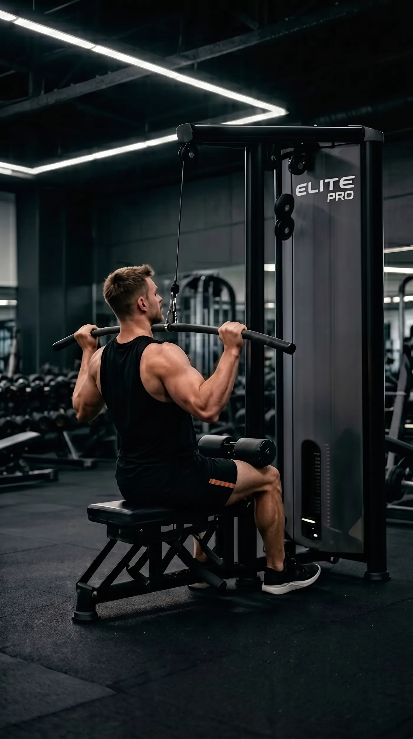 Equipamento profissional da linha Elite Pro em uso